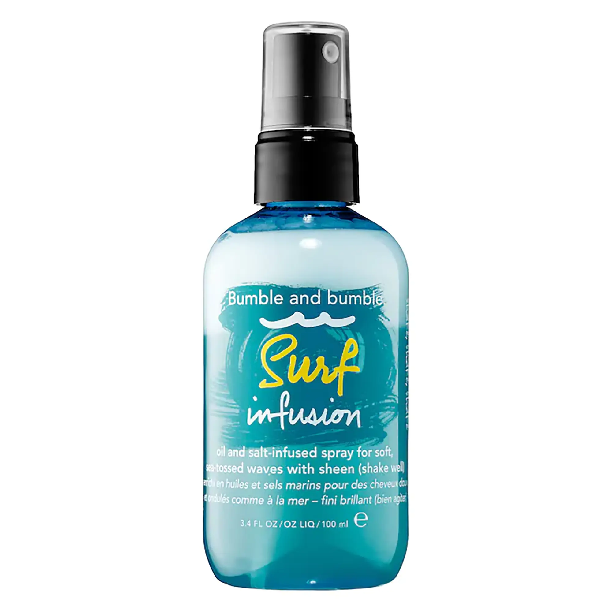 Bumble and bumble Surf Infusion Oil-Infused Salt Spray with Tropical Coconut Oil - Silky Textured Waves, UV Protection for Dry Wavy Hair - Adult Hair Care Product in Bottle