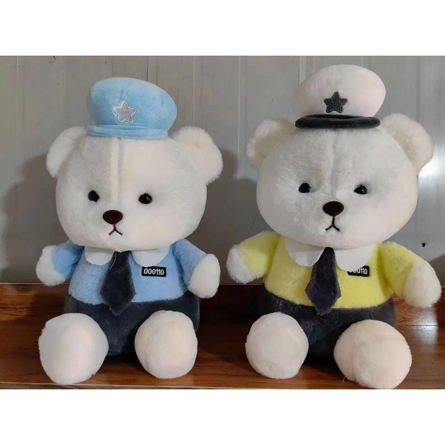 Police Bear 35cm left and right