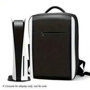 Ps5 Console Travel Backpack, Protective Storage Bag for Sony Playstation 5, Controller, Headset, Game Discs, Charging Station, Gamer Gift