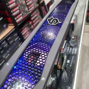 Universal smart leds 44.5” Sound Bar  Pod 6x 6.5" Midrange  (wood and fabric ) cut out 5.816 please check the dimensions of your speaker LEER PRIMERO NO INCLUYE BOCINAS NO SPEAKERS INCLUDING , NO FOR ARNOLD'S SPEAKERS