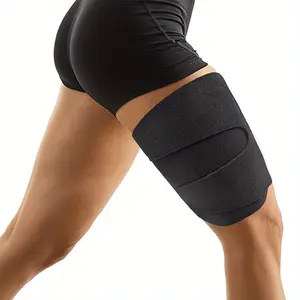 Adjustable Compression Thigh Support Sleeve, Durable Chloroprene Material, Ideal for Exercise & Recovery, Single Piece Leg Brace, Leg Protector