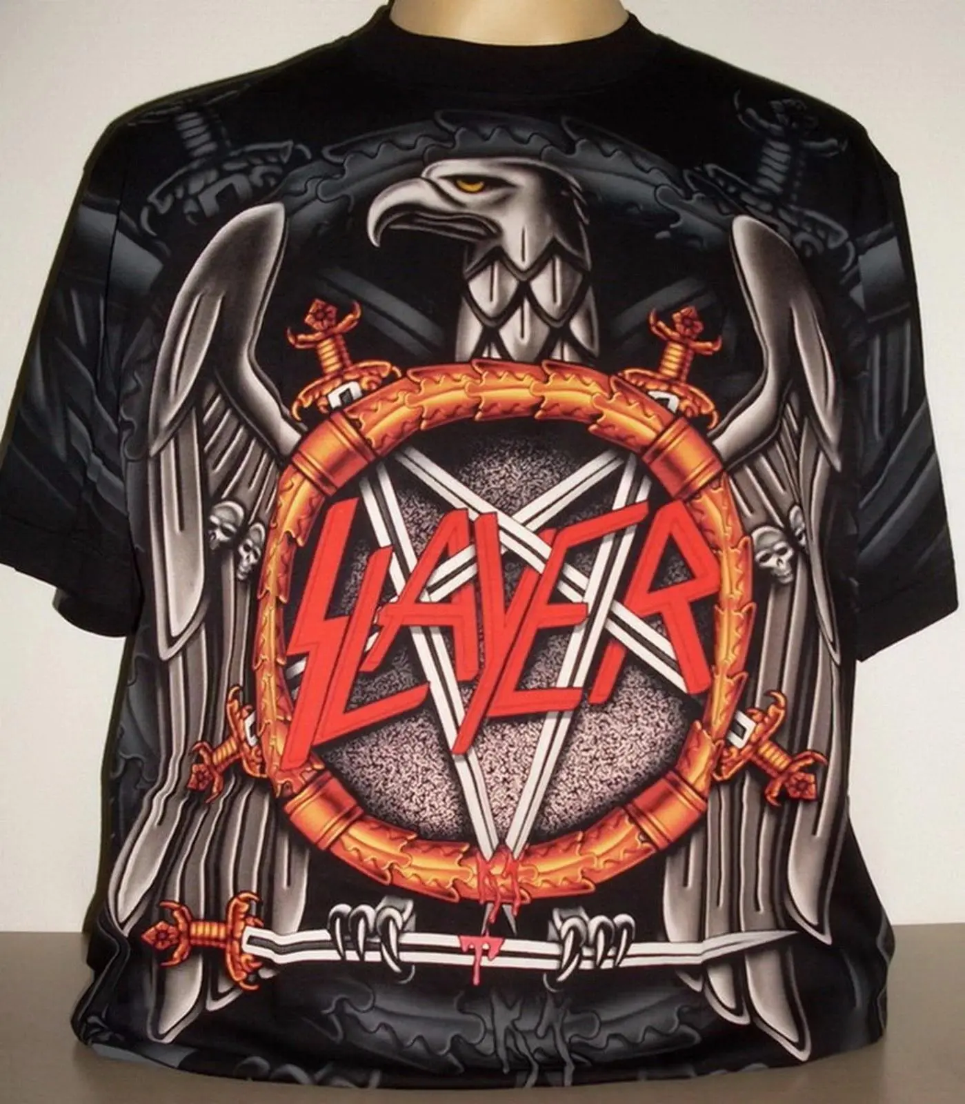 Slayer Divine Intervention Graphic Tee, Vintage Heavy Metal T-Shirt, Rock Music Fan Shirt, Collector Gift T081242