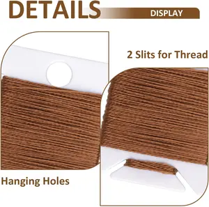 200 PCS Embroidery Floss Bobbins, Plastic Embroidery Floss Organizer, White Sewing Machine Bobbin for Cross Stitch, Thread Holder Sewing Storage for Sewing Thread, Needlework Supplies