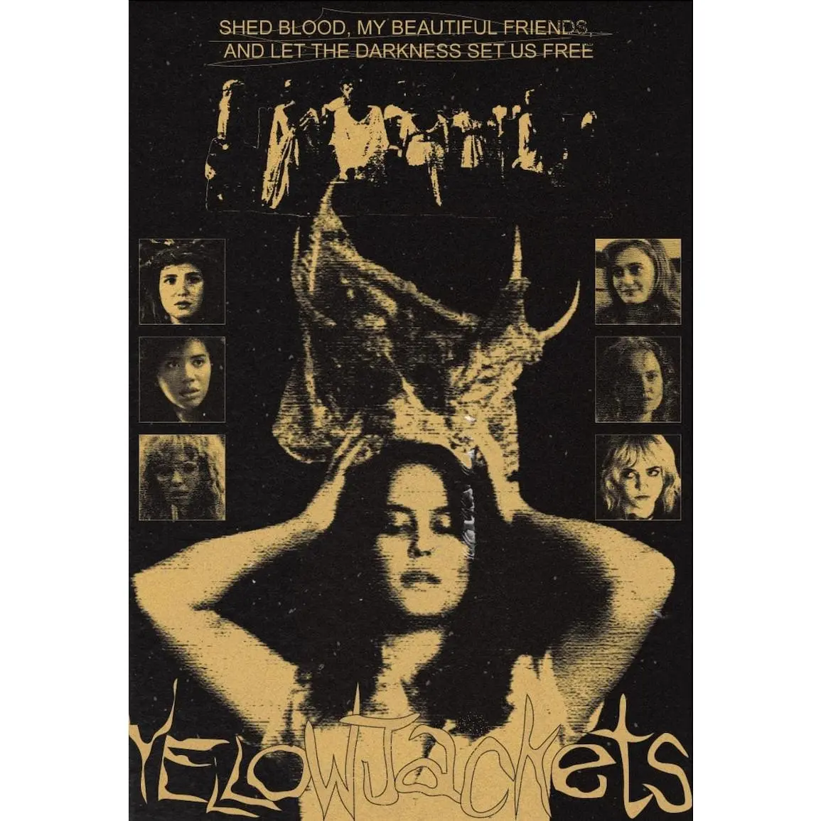 Yellowjackets TV Show Cult Classic Artistic Canvas Wall Decor, Dark Aesthetic Horror Print, Wood-Framed or Unframed Option, Ideal Gift for Room Decoration
