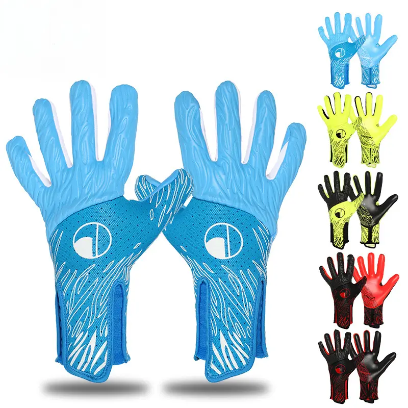 New goalkeeper gloves 20.0, breathable, Ultra-sticky,non-slip, 4mm latex, no finger guards, for competition and training soccer accessories football drip goalie