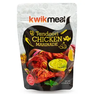 KwikMeal Tandoori Chicken Marinade. Restauraunt Style North Indian Punjabi Tandoori Chicken Marinade Paste | 226g (8.0 OZ) | Perfect Marinade for Tandoori & Tikka | 12 Aromatic Spices | Yogurt, Fresh Ginger, Garlic, Authentic Taste, Simple to Use.