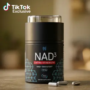 HPN NAD3 Extra Strength Dietary Vitamin Supplement - Boost Energy, Focus, Recovery - 60 Capsules, 1-Month Supply - 3rd-Party Tested for Fitness Healthcare