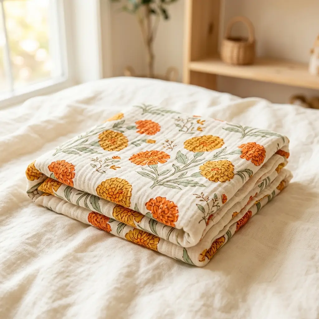The Marigold Bloom Summer Swaddle