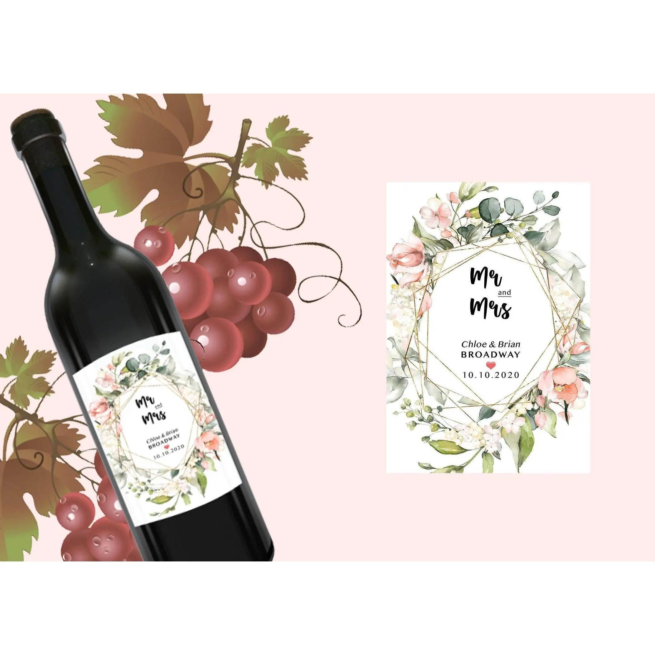 Bridesmaid Proposal Wine Label - A Customized and Elegant Gift