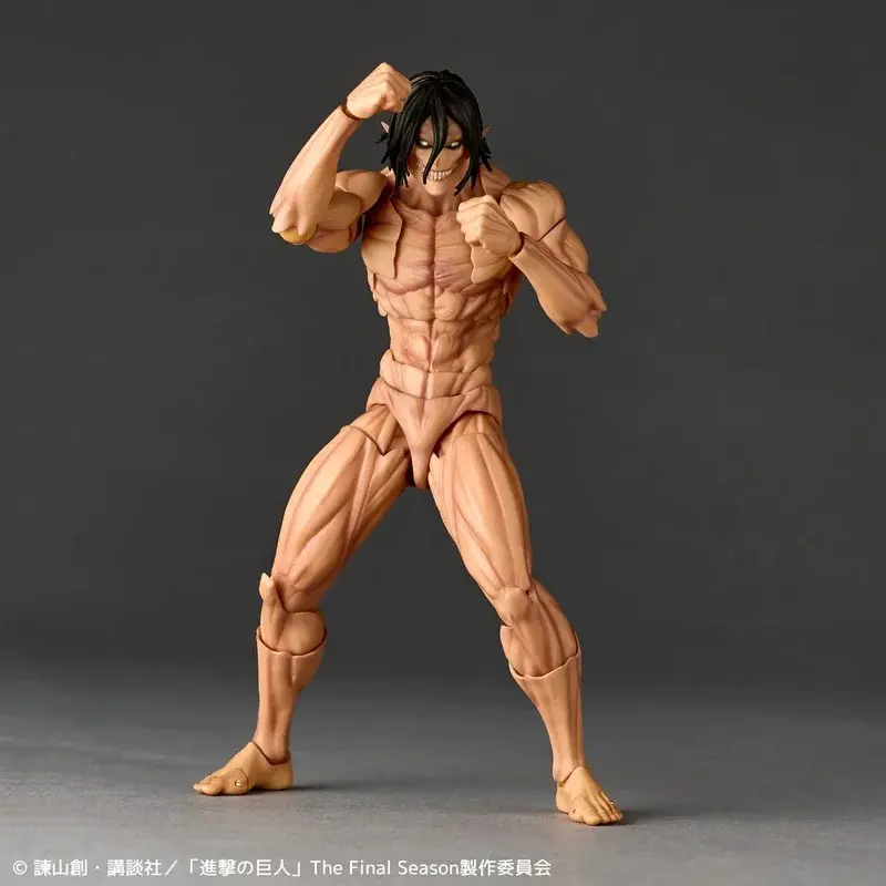 Original In Stock Revoltech AMAZING YAMAGUCHI Eren Jaeger Anime Action Figures Model Collection Toy