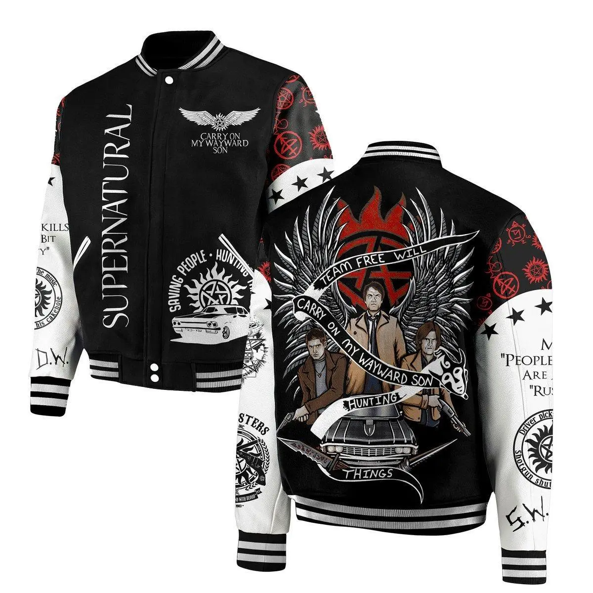 Supernatural Special Bomber Baseball Jacket