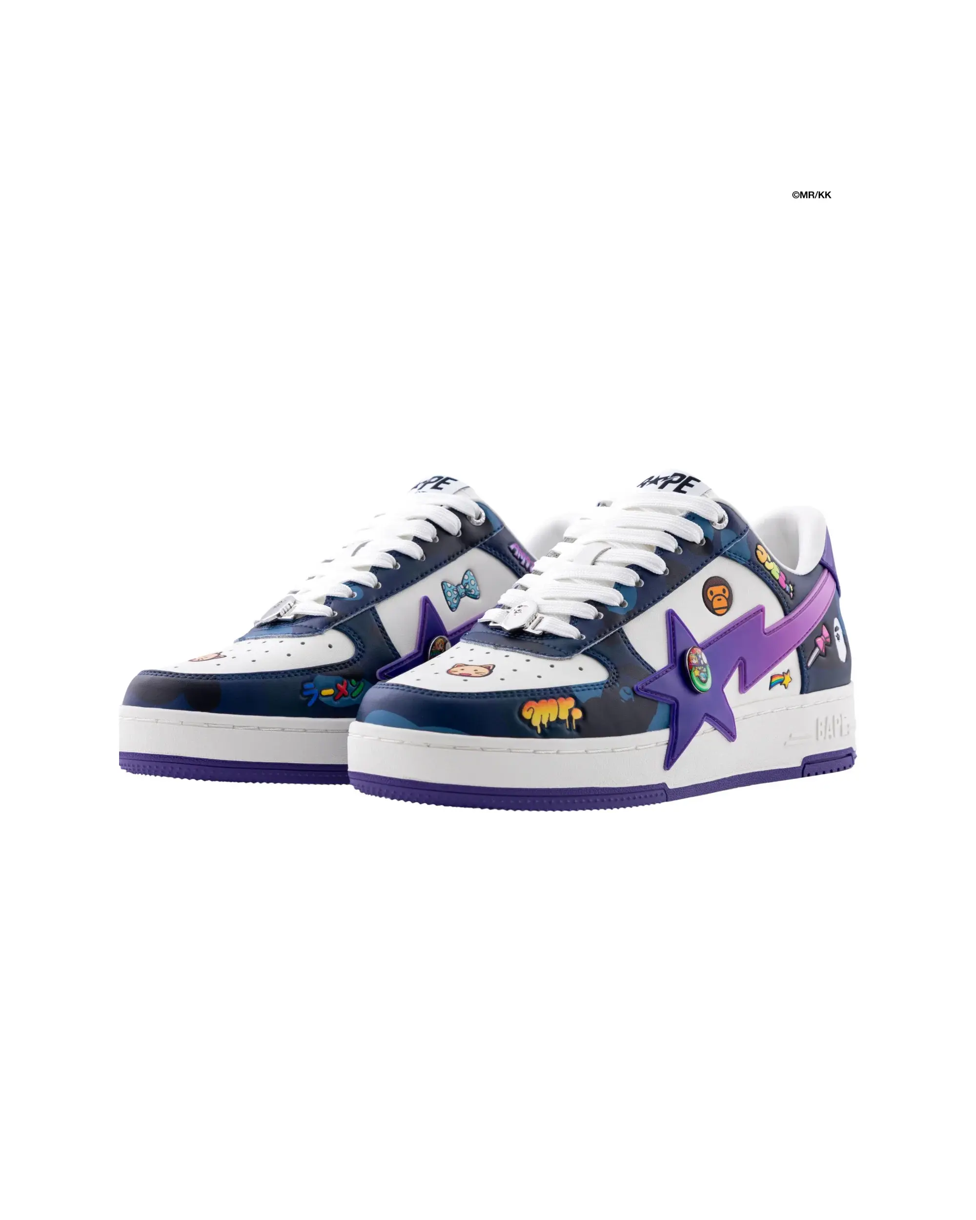 BAPE X MR. BAPESTA SNEAKER MULTI