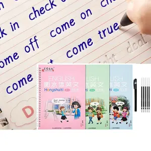 3-Book Set Handwriting Practice Books for Adults & Beginners, Durable Reusable Design, Ideal for Daily Writing Exercises, Learning Materials, Tracing Preschool Books, School Supplies, Teaching Supplies