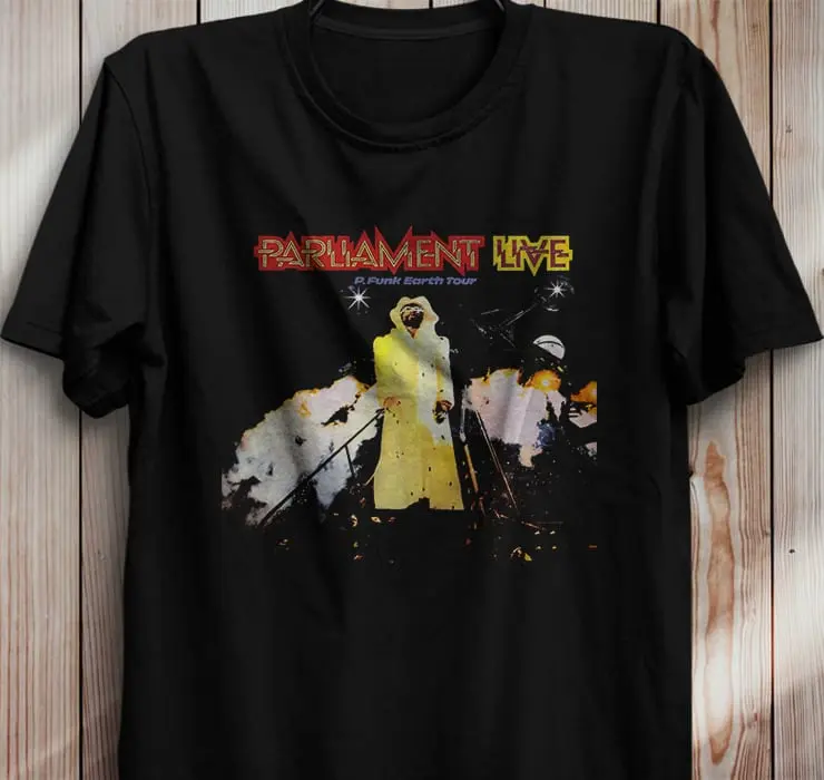 [SALE UP TO 50%] Parliament Live - P.Funk Earth Tour - George Clinton - Funkadelic Rare T-shirt