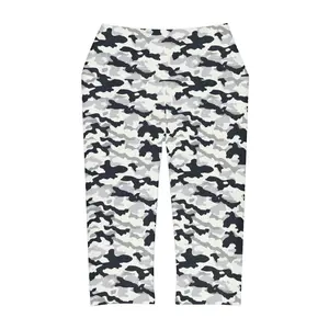 Snow Camo Yoga Capri Leggings