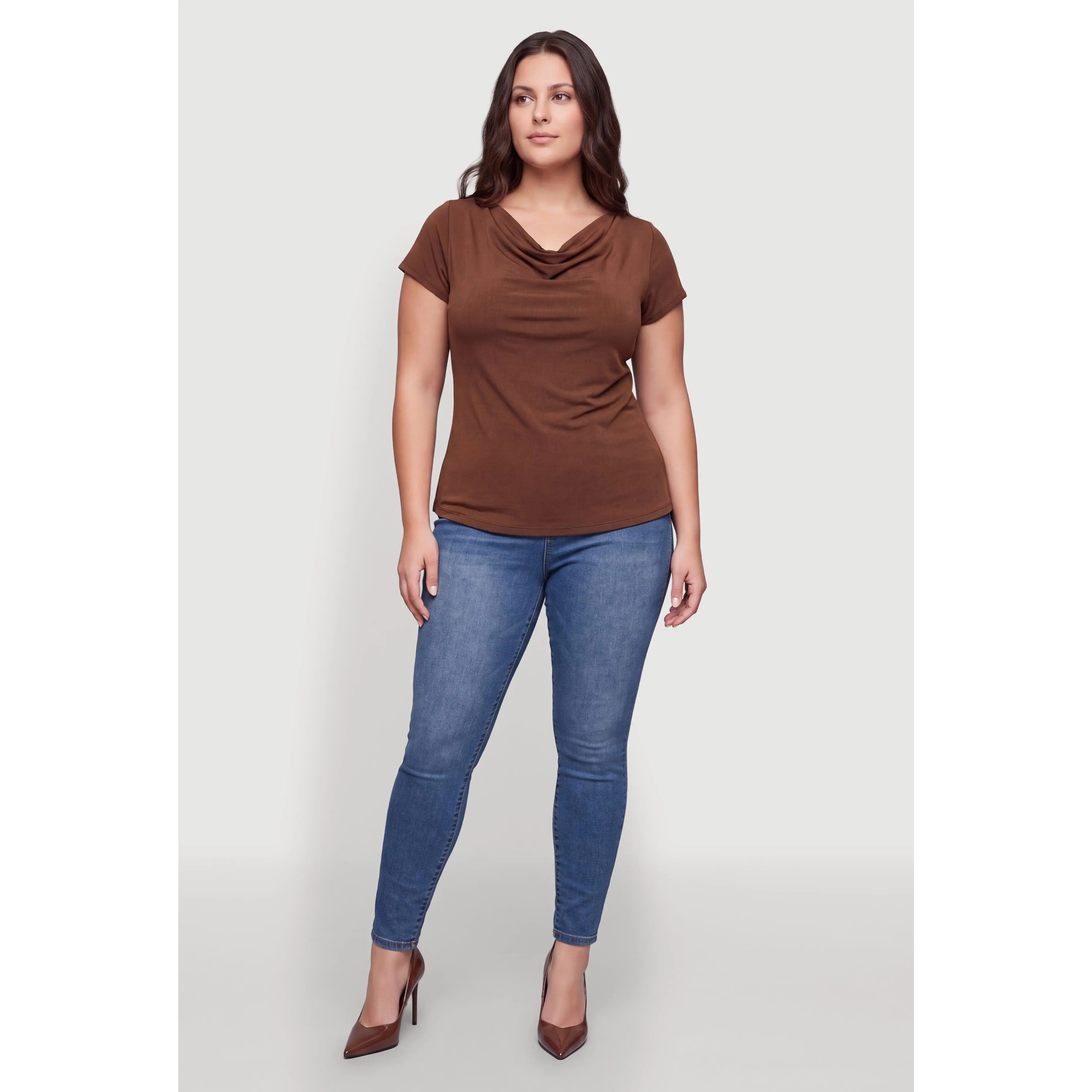 Plus Size WAX High Rise Ankle Jeans