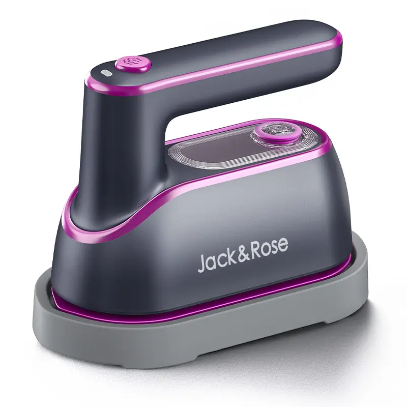 Jack&Rose 2-in-1 Steam Iron & Clothes Steamer - Handheld Portable Garment Wrinkle Remover, Fast Heat-Up, Large Soleplate, 150ml Water Tank - Lightweig