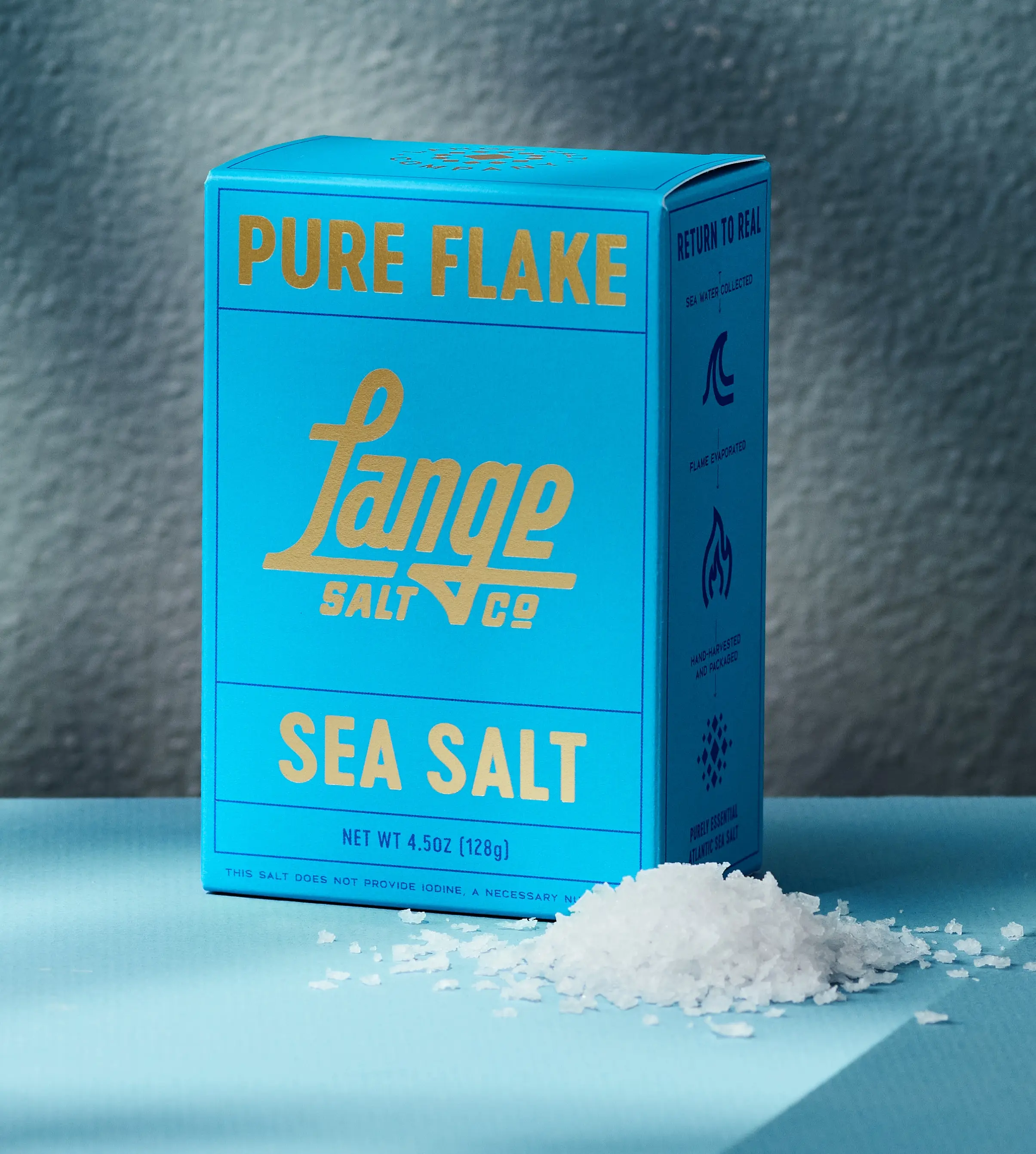 Lange Salt co. Pure Flake Sea Salt