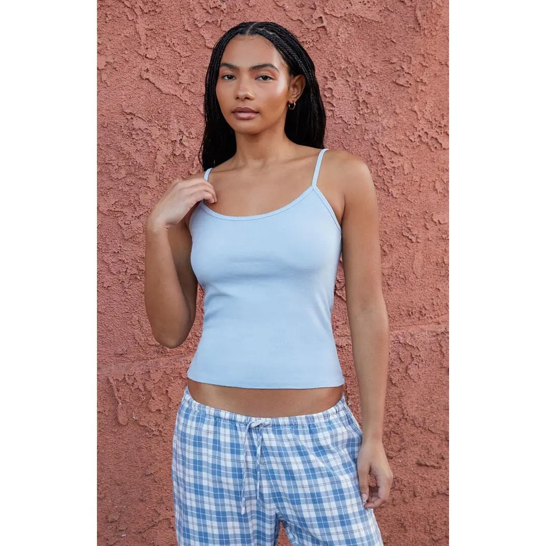 John Galt Women's Light Blue Skylar Tank Top
