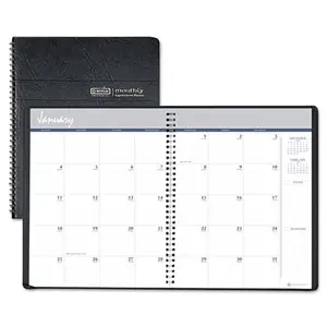 212 MAIN House of Doolittle 14-Mos. Monthly Planner Calendar, Black, for the Current Year
