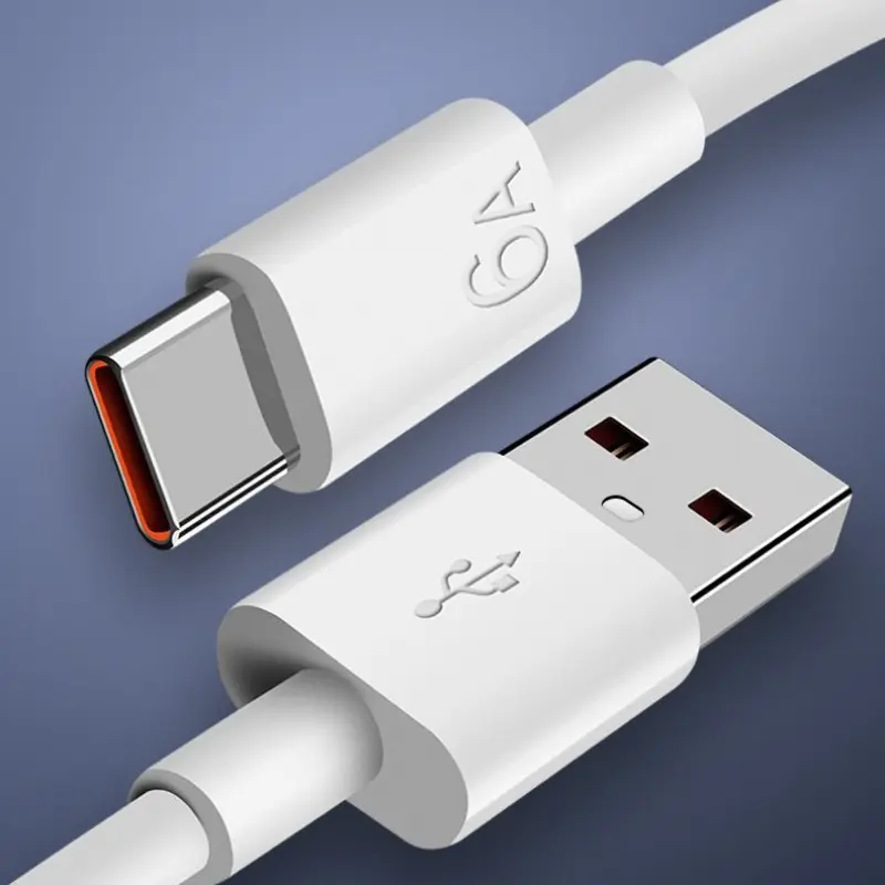 High-speed USB-C fast charging, Durable, supporting up to 100W/6A data cables, available in 1M/2M lengths, compatible with Xiaomi, Samsung, OPPO, OnePlus, and other cellphone devices, achieves fast Connection, Fast Charging Cord