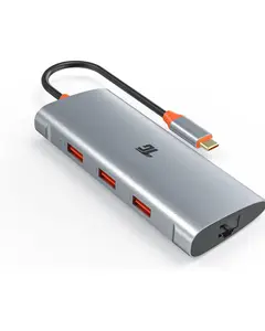 Tiergrade USB C Hub 3 USB 3.1 and 1Gbps Ethernet,USB 3.1 Hub with 10Gbps SuperSpeed for MacBook Pro/Air,iMac,iPad Pro,Dell,Chromebook and More Devices