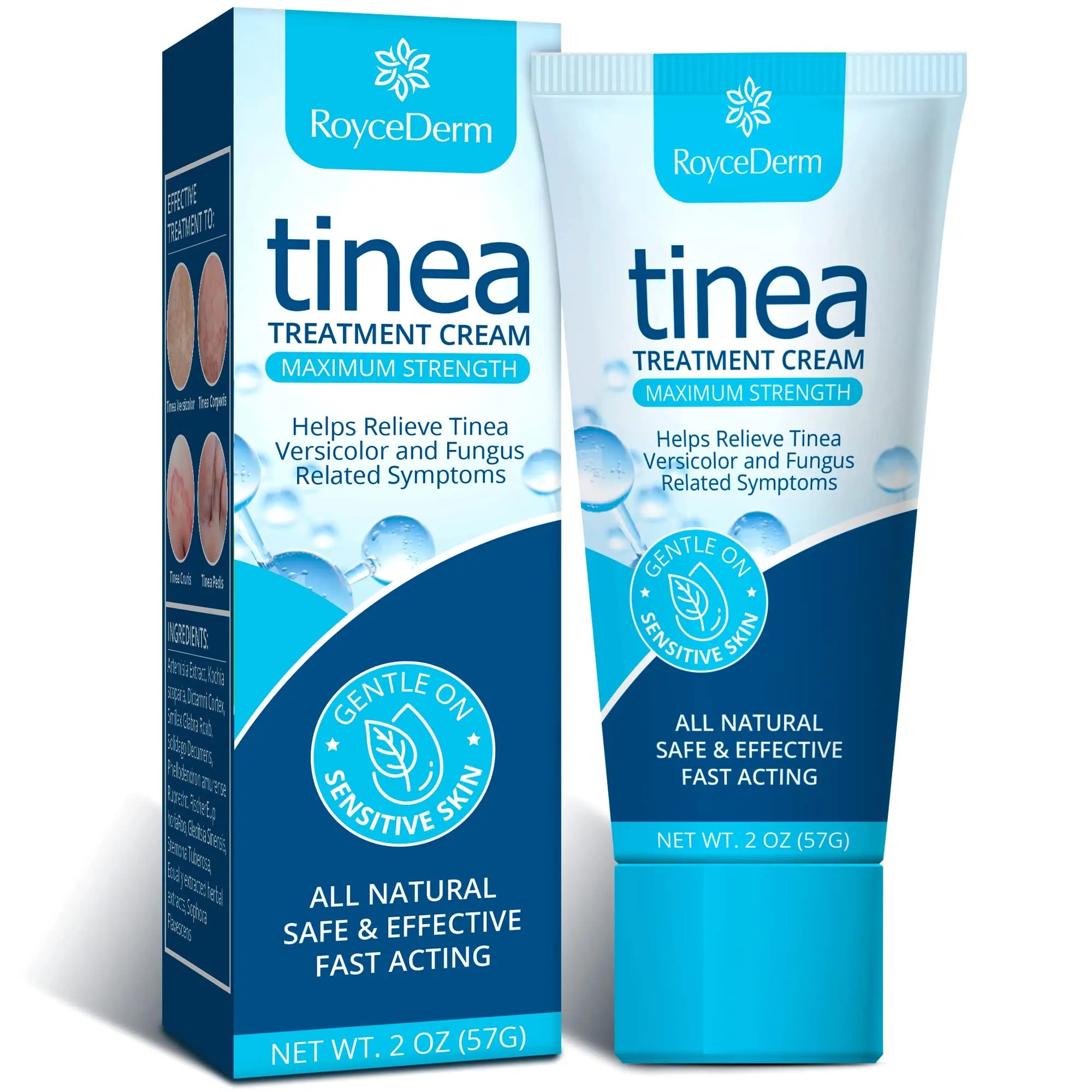 Roycederm Tinea Versicolor Treatment Cream, Athletes Foot Treatment Natural Healthcare