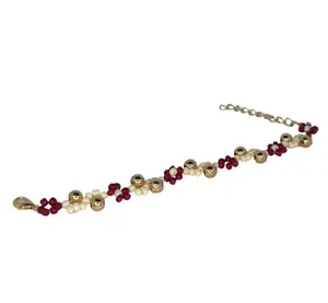 Handmade Beaded Flower Bracelet 🌸✨ Includes 1 bracelet