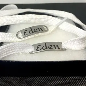 Personalized Shoe Lace Charms - Custom Name charms for Shoelaces