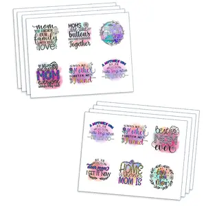 Assorted Ready to Press Sublimation Prints for 11oz and 15oz Mugs (8 Pack) - Mama's Day Mugs