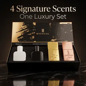 MYSTICAL Men’s Perfume Gift Set, 4-Piece Eau de Parfum Spray Collection, 30ml x 4, Luxury Fragrance Set for Men, Gift Set for Daily Wear, Date Night & Travel