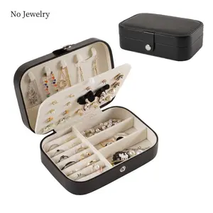 Jewelry Storage Box, 1 Count Portable Jewelry Organizer, Durable Storage Box for Earrings Necklace Ring, Travel Jewelry Organizer, Jewelry Storage Unit, Organized Box