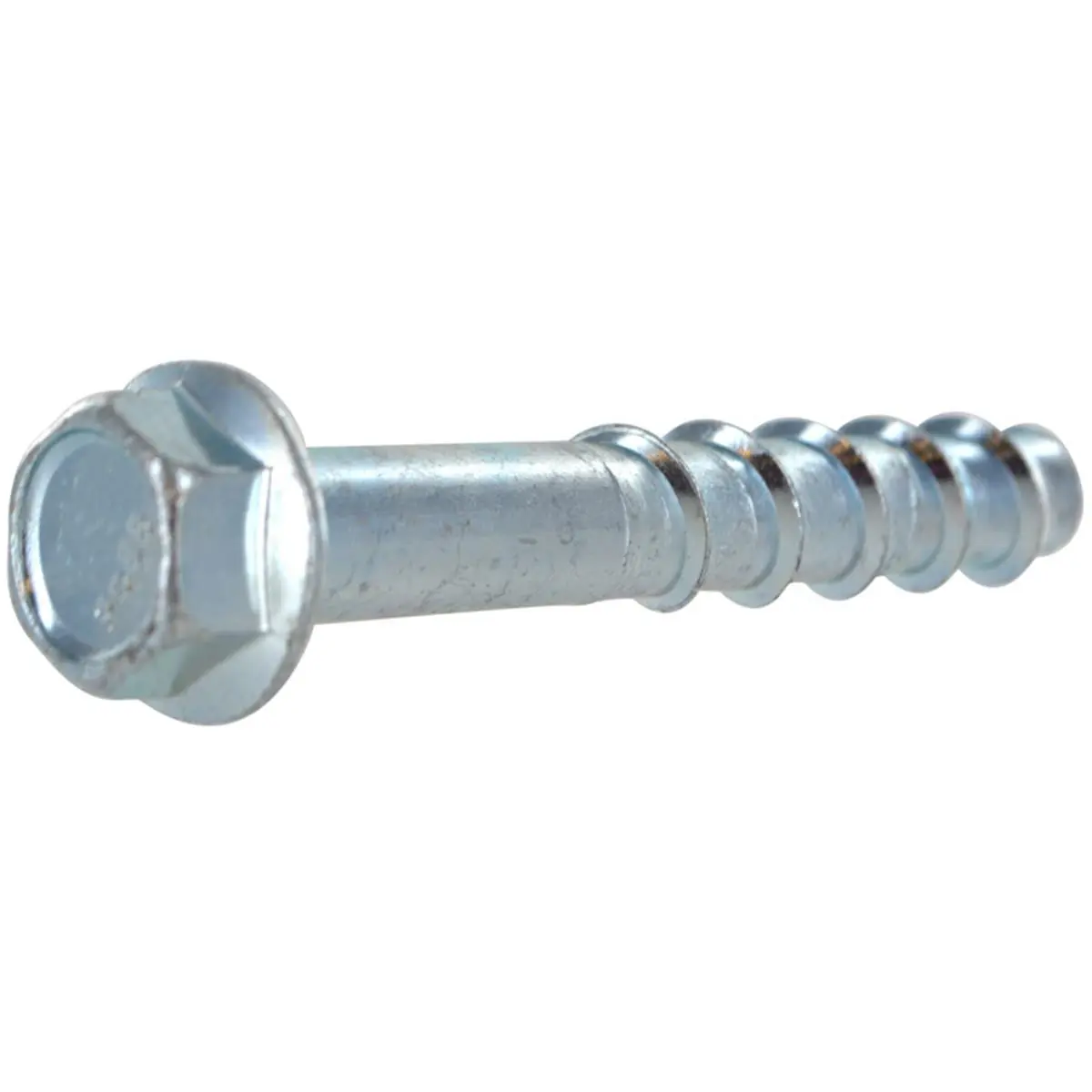 Hillman Screw-Bolt Plus Concrete Screw Anchors, 0.25 in. x 1.75 in. Zinc Plated Steel Hex Head Bolts for Masonry, Scaffolding, Fences, Railings, 25 Pack with Dust Relief Functionality, Drywall, Glazing, Concrete Construction, 25 Screw-Bolt Plus Steel Conc
