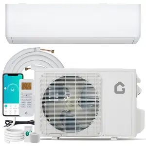 Energy Efficient Mini Split Air Conditioner & Heater – 9000 BTU, 23 SEER2, Ductless Wall Mounted AC with Heat Pump – Quiet Operation, Full Installation Kit – Cools & Heats Rooms Up to 450 Sq.Ft