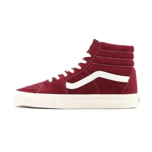 Vans Sk8-Hi 'Pig Suede - Pomegranate' - Men's Casual Sneaker, Rubber, Footwear
