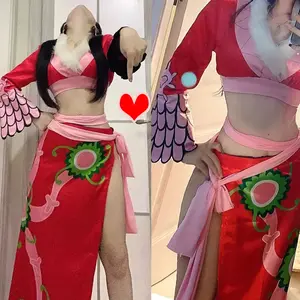 Boa Hancock Cosplay Kimono Costume kimono empress queen Japanese suit