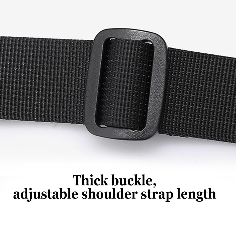 Unisex Waterproof Crossbody Sling Bag, Ultra-Lightweight 86g Sports Shoulder Bag with Adjustable Strap, Large Capacity Workout Fanny Pack for Running Hiking Gym Travel, Durable Casual Sling Bag for Men Women