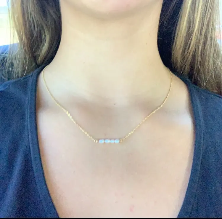 Pearl Necklace 24k Gold