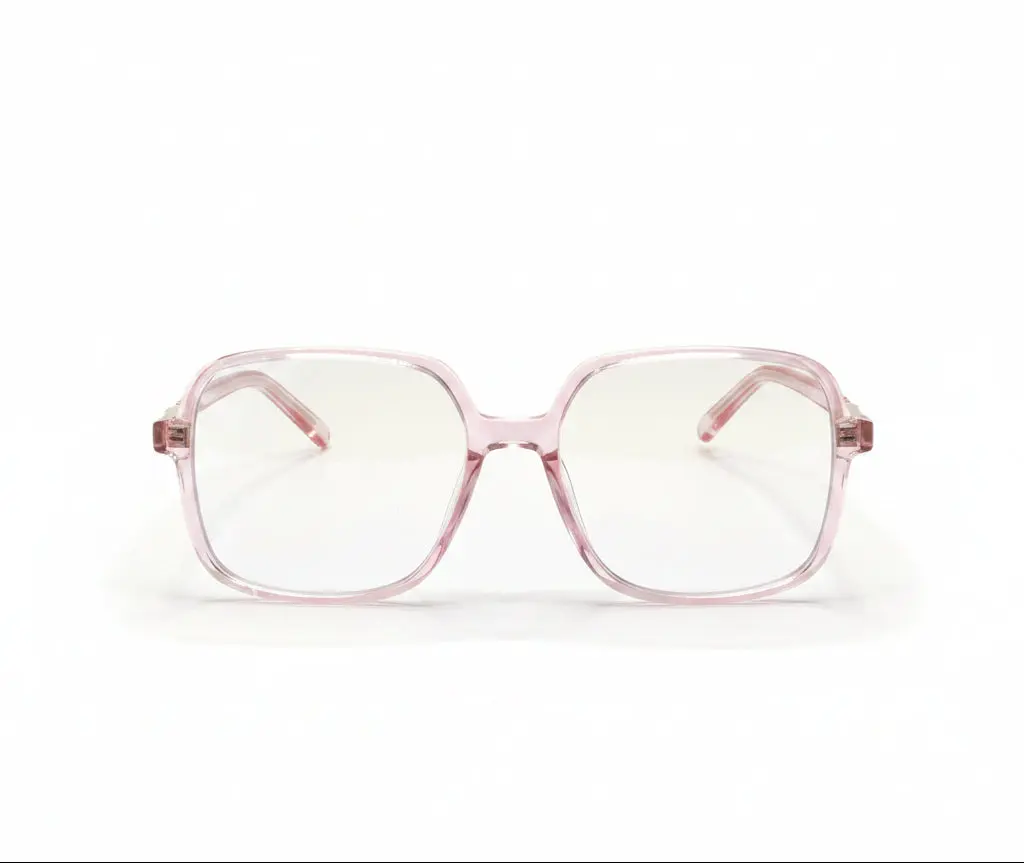 Blush Luxe Blue Light Blocking Glasses, Feminine Fashion Eyewear Frames for Office Wear, WFH, Studying