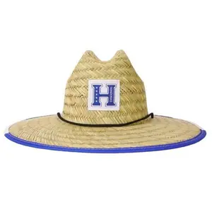 Handcrafted Unisex Honduras Straw Hat with Wide Brim for Sun Protection