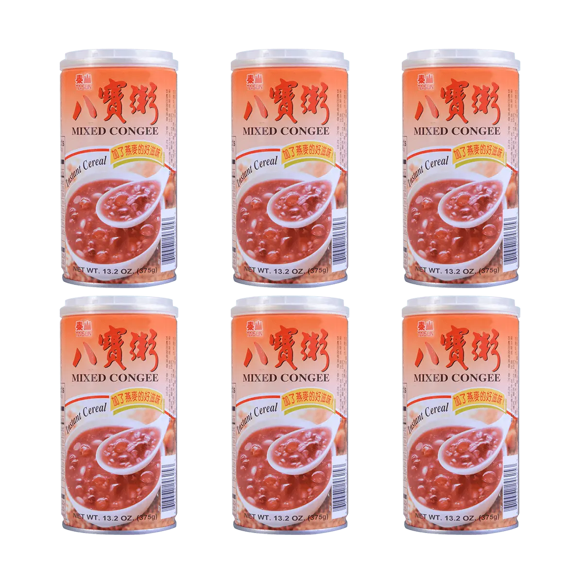 【Value Pack】Ba Bao Porridge - Multigrain Mixed Congee, 6 Cans* 13.22oz