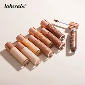 Glow Liquid Highlighter, Glowy Highlighter Makeup, 1 Piece Multi-Use Face Illuminator & Contour Enhancer, High Shine Makeup, Sweat-Resistant, Non-Chunky Glossy Radiant Glow for Natural Radiance, Use as Primer/Highlight/All-Over Luminizer, Facial Cosmetics