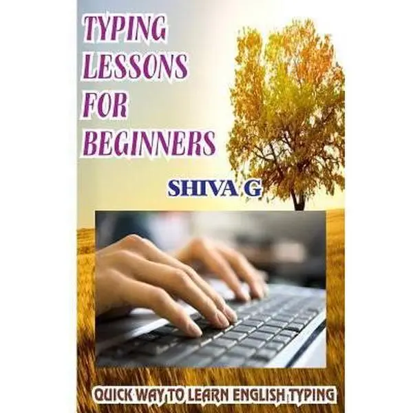 Used English Typing Tutorial Book - Typing Lessons for Beginners: Good 0.3 lb Language Learning Tool to Learn Keyboard Typing by G. Shiva (Paperback, School & Educational Supplies)