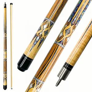 Lynk Handmade Vintage American Pool Cue - 58" 20oz 13mm Tip 2-Piece Design, Ideal for 8-Ball & 9-Ball, Training & Competition, Perfect Gift for Billiard Enthusiasts