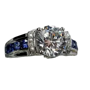 1 Piece 925 Silver Moissanite 3 Carat Men's and Women's Ring Party Gift Daily Wear Gift Couple Gift