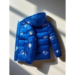 New Winter Jacket Boys, Thick And Warm Hooded Coat Older Children, Stylish Outerwear