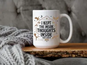 Fourth Wing Merch Coffee Mug 15oz Ridoc Gamlyn Quote Reader Gifts Romantasy Book Lover Quest Squad