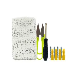 Repairing loose or detached Roman rod curtain rails Securing curtain track screws and bolts Fixing holes with expansion screws