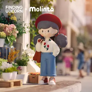 [FINDING UNICORN] Molinta Retro Girls Series Blind Box Cute Figures Desktop Ornament Collectible Toys Birthday Gifts H4TV9HDVXT