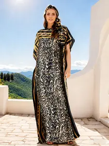 1 Dress+1 Scarf, Women's Elegant Aesthetic Long Scarf & Dress Set, All-Season Woven Fabric, Loose-Fit Korean Style, Perfect for Air Conditioning Use, Casual Wear